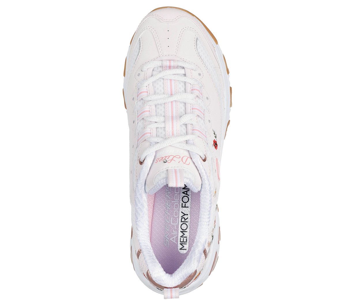 Women Skechers Shoes D'Lites - Spring Bloom Skechers Women PINK NAVY