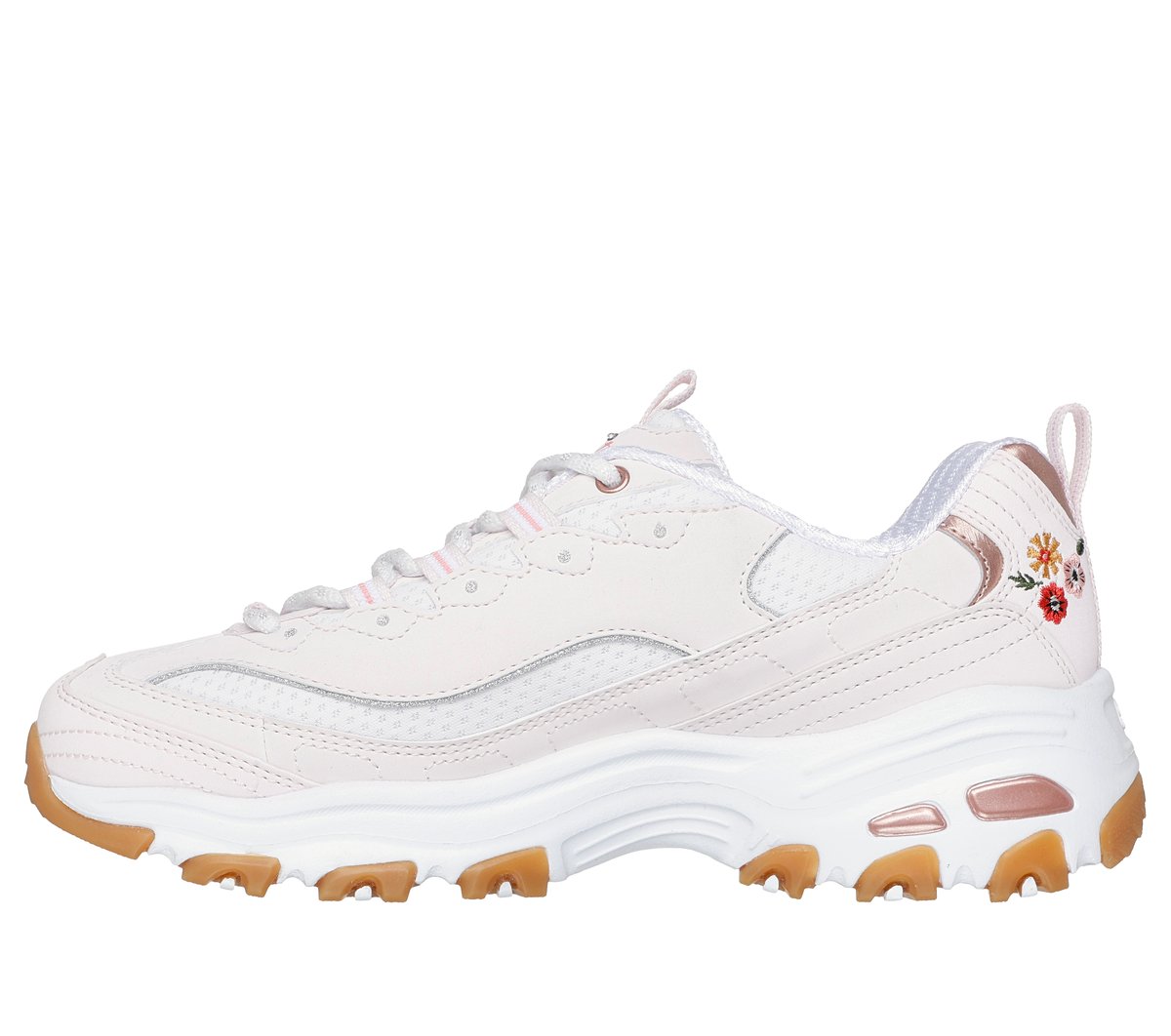 Women Skechers Shoes D'Lites - Spring Bloom Skechers Women PINK NAVY